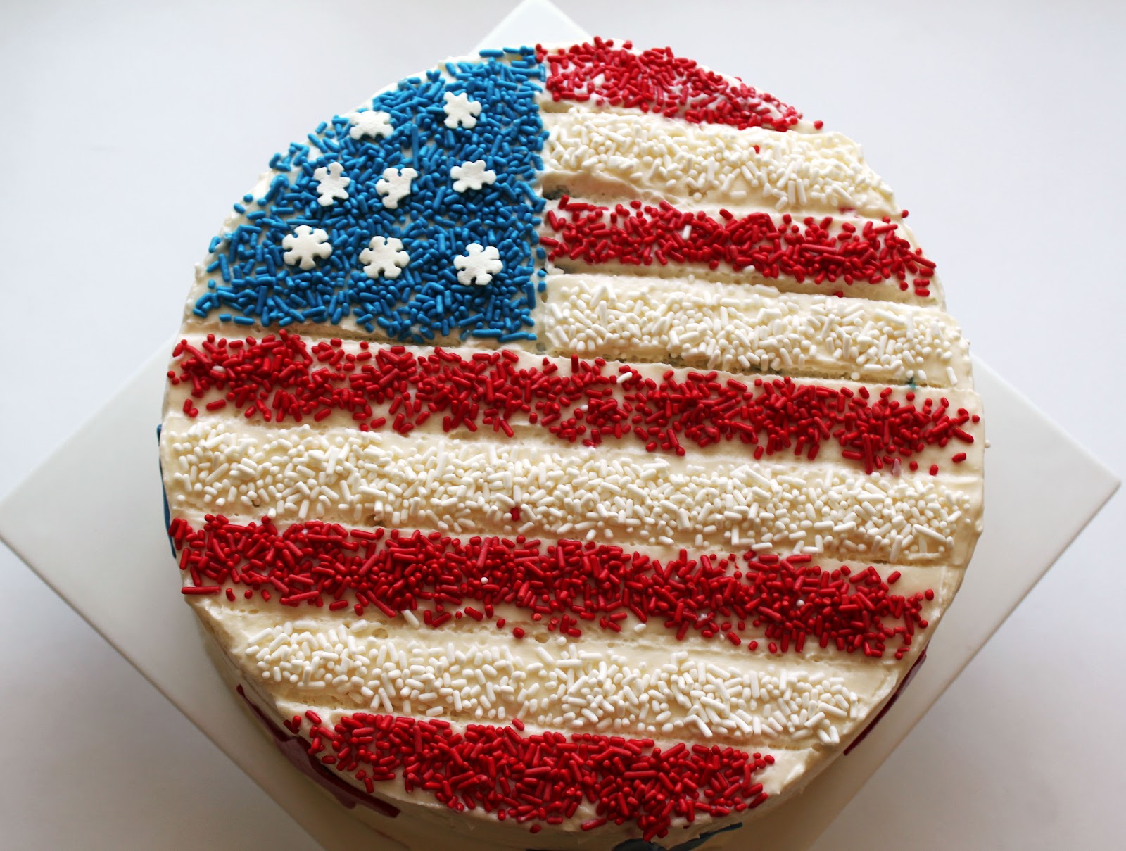 Mimi's Kitchen Flag Cake