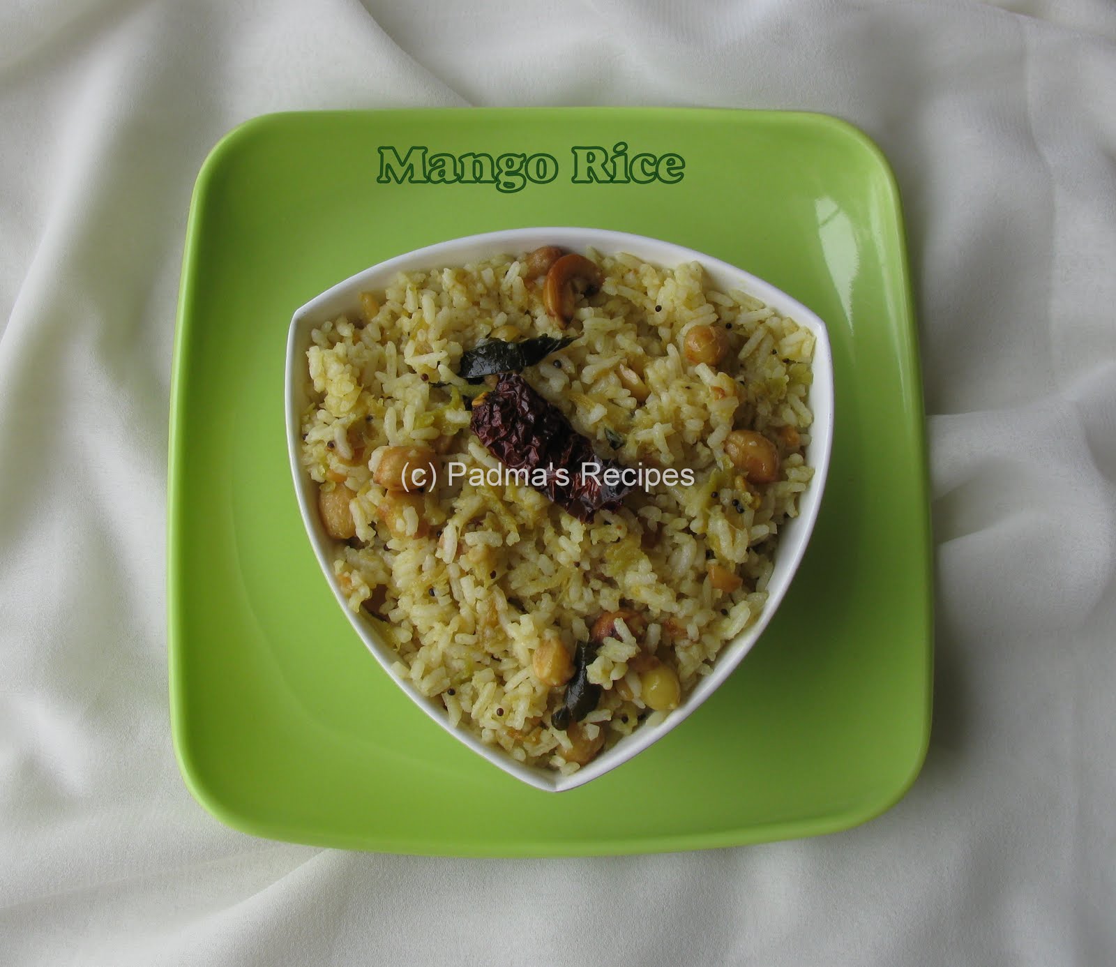 Padma's Recipes MANGO RICE
