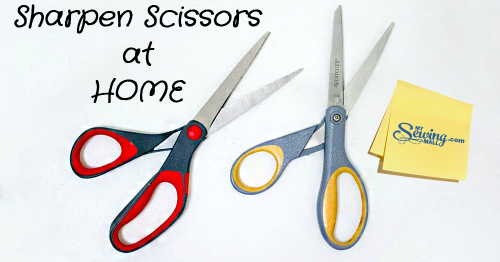 Sharpen Scissors at Home