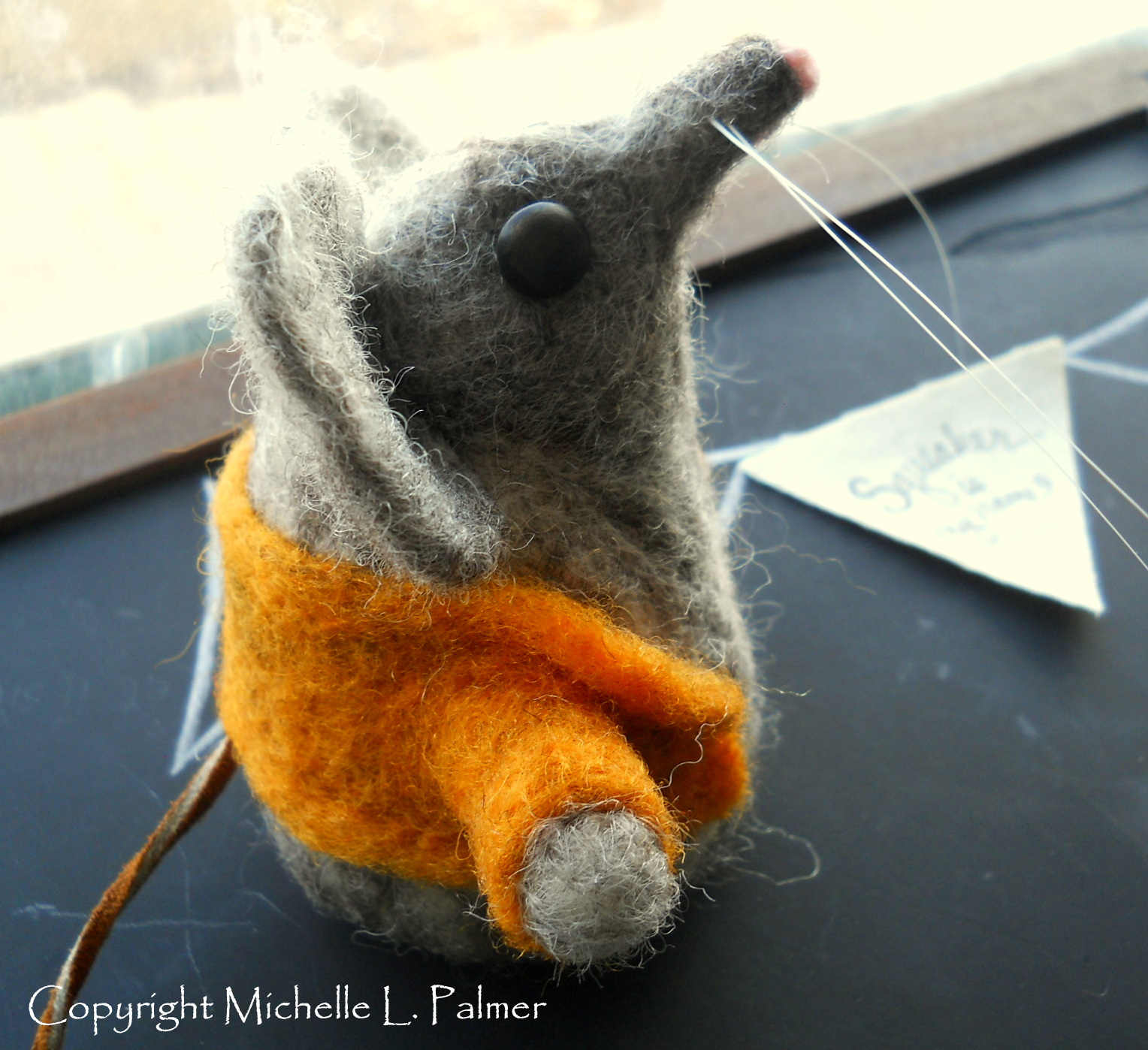 Michelle Palmer Needle felted wool mice...
