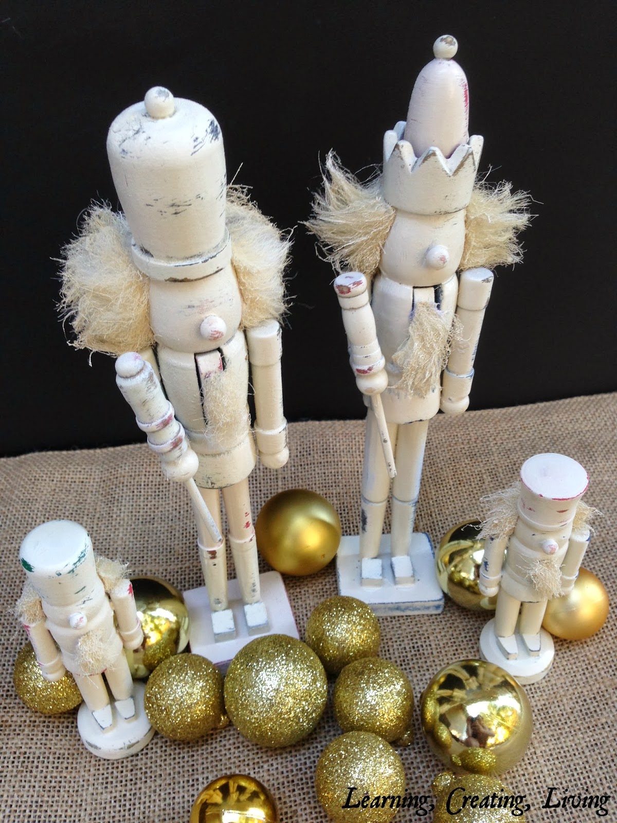 Learning Creating Living Distressed Nutcrackers