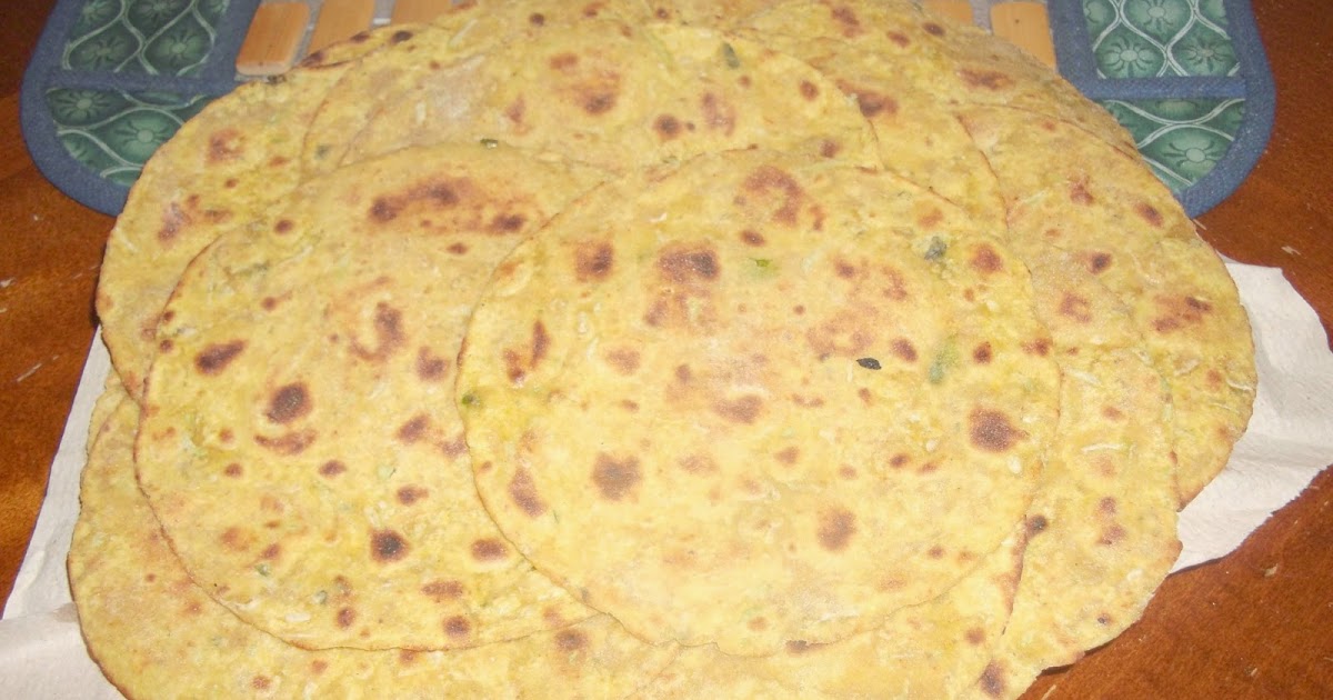 HCF Zucchini and Dudhi (Bottle Gourd) Thepla / Flatbreads