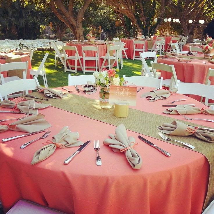 ideas para decorar tu boda en color coral - ▷ blog de bodas