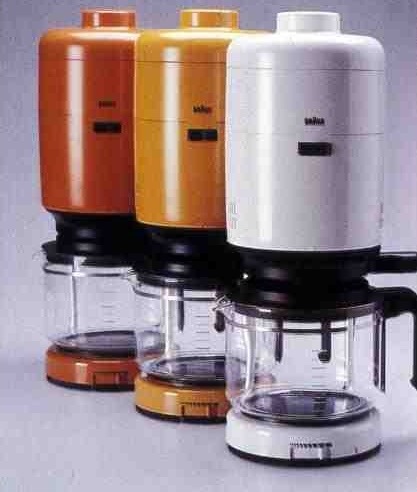 Coffee maker designed by Florian Seiffert for Braun in 1972 3D