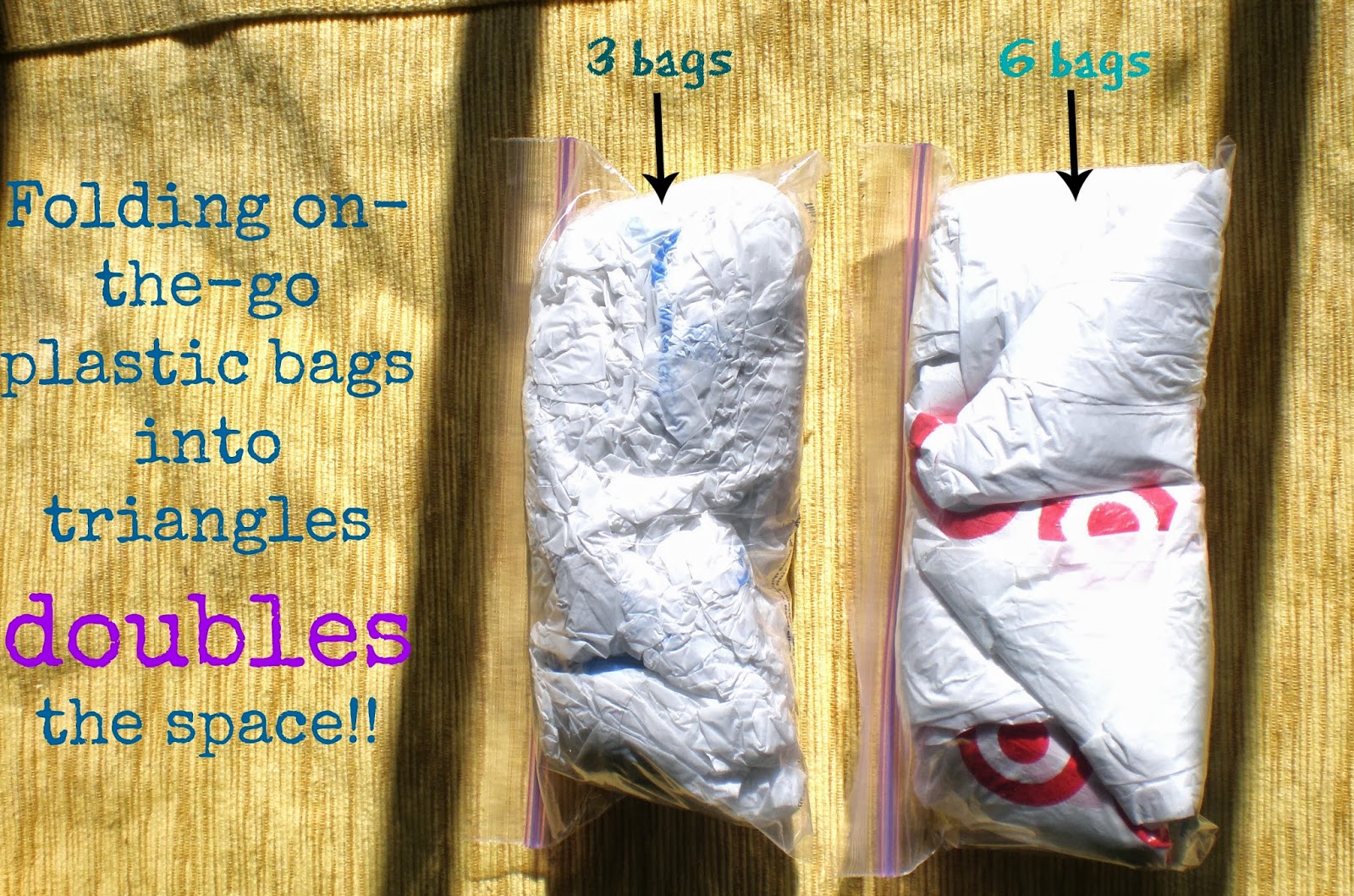 How To Fold Plastic Bag Triangle at Norman McFarlin blog