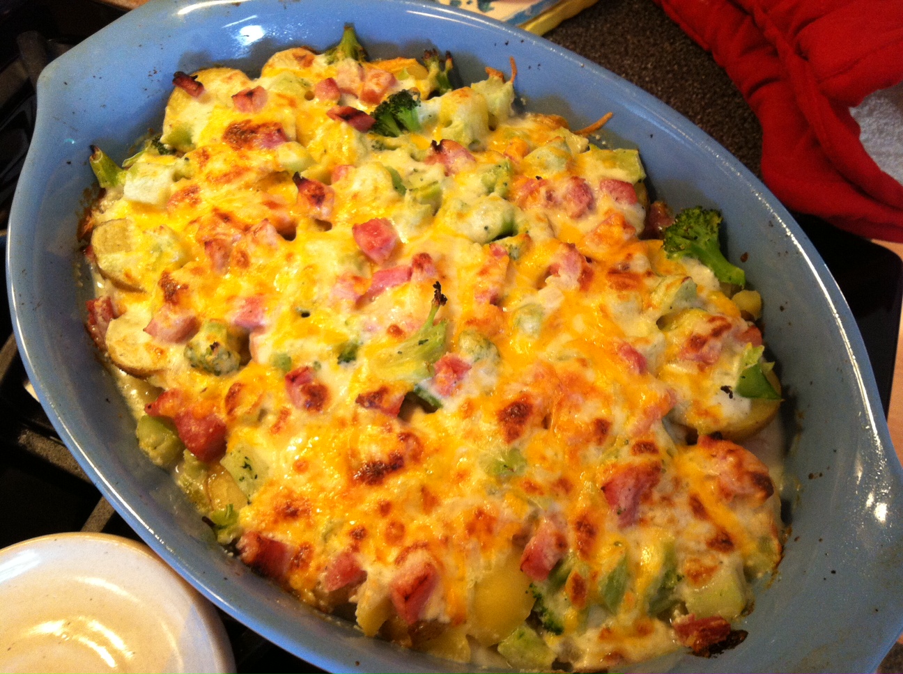 SourdoughNative Scalloped Ham, Potato and Broccoli