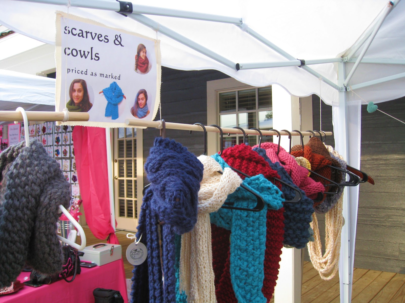 megan E sass handknits Show Old Town Shawnee Craft Fair
