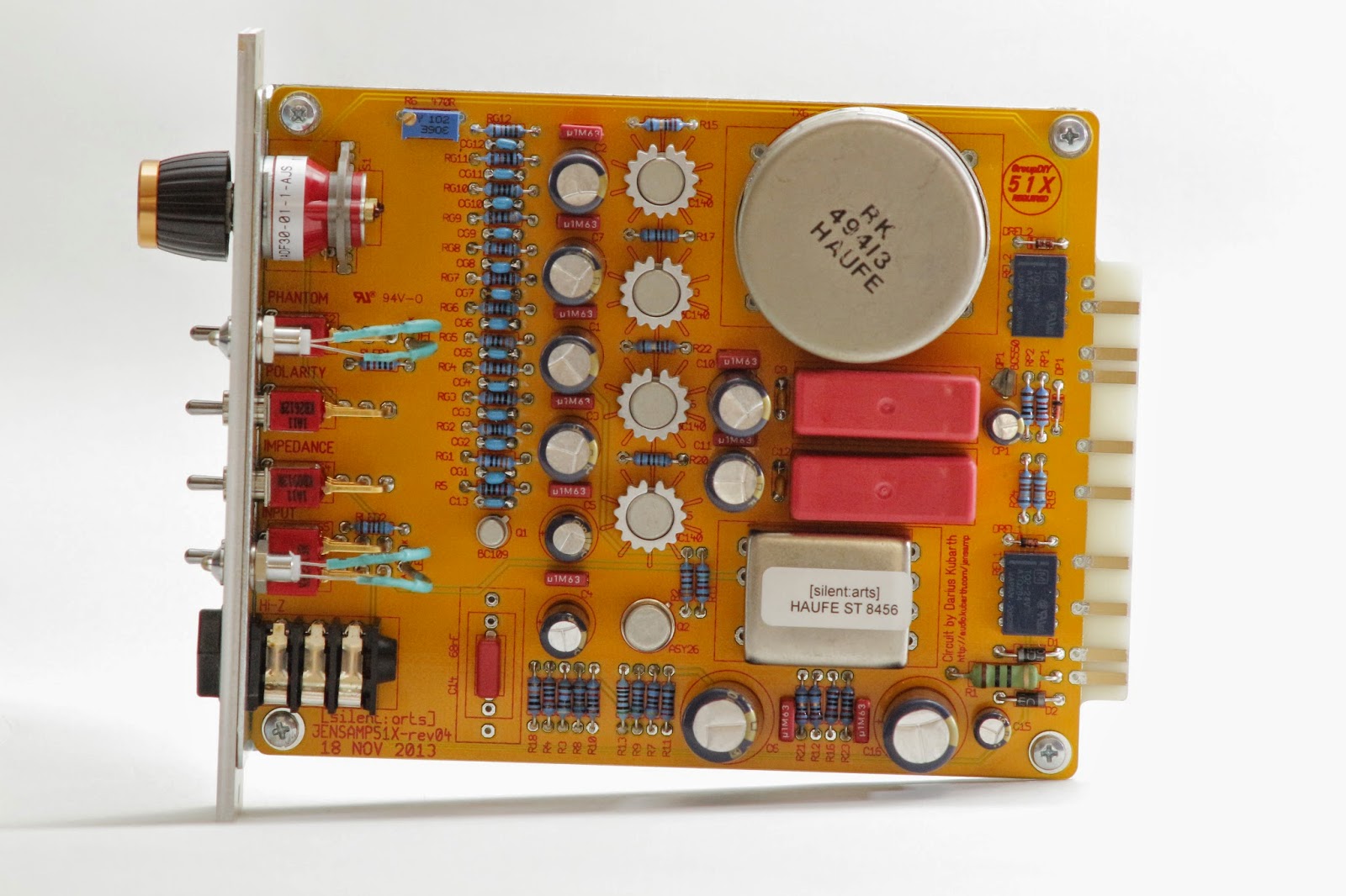 Baohm Jensamp 51X, a DIY germanium preamp