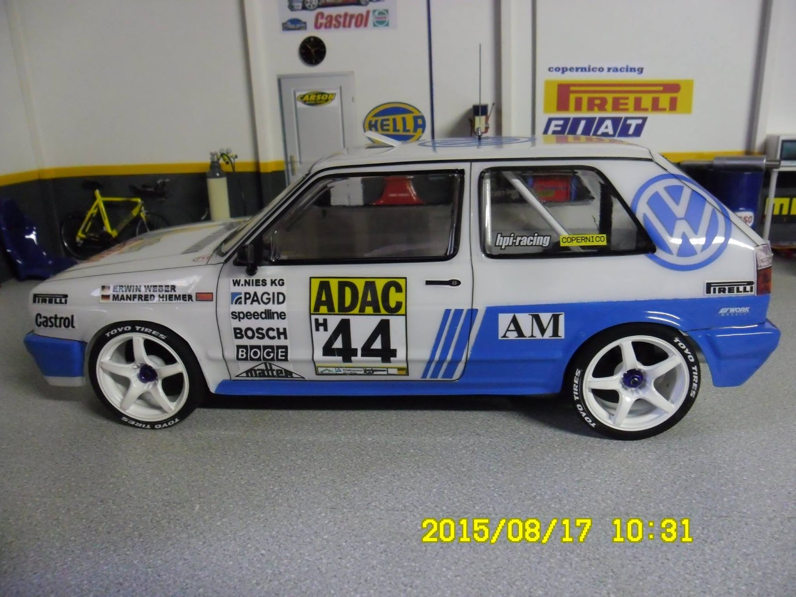 VIP RC BODY RC VW Golf GTI MK2