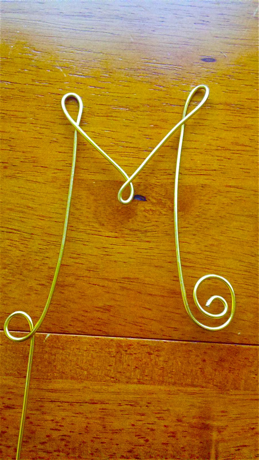 Made by Maria Wire Wedding Cake Topper