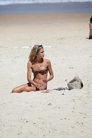 Alice Dellal on The Beach in Rio De Janeiro Alice Dellal on The Beach in Rio De Janeiro