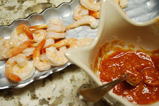 Shrimp Cocktail and Cocktail Sauce Caitlin Houston in Destin Florida Summer 2011
