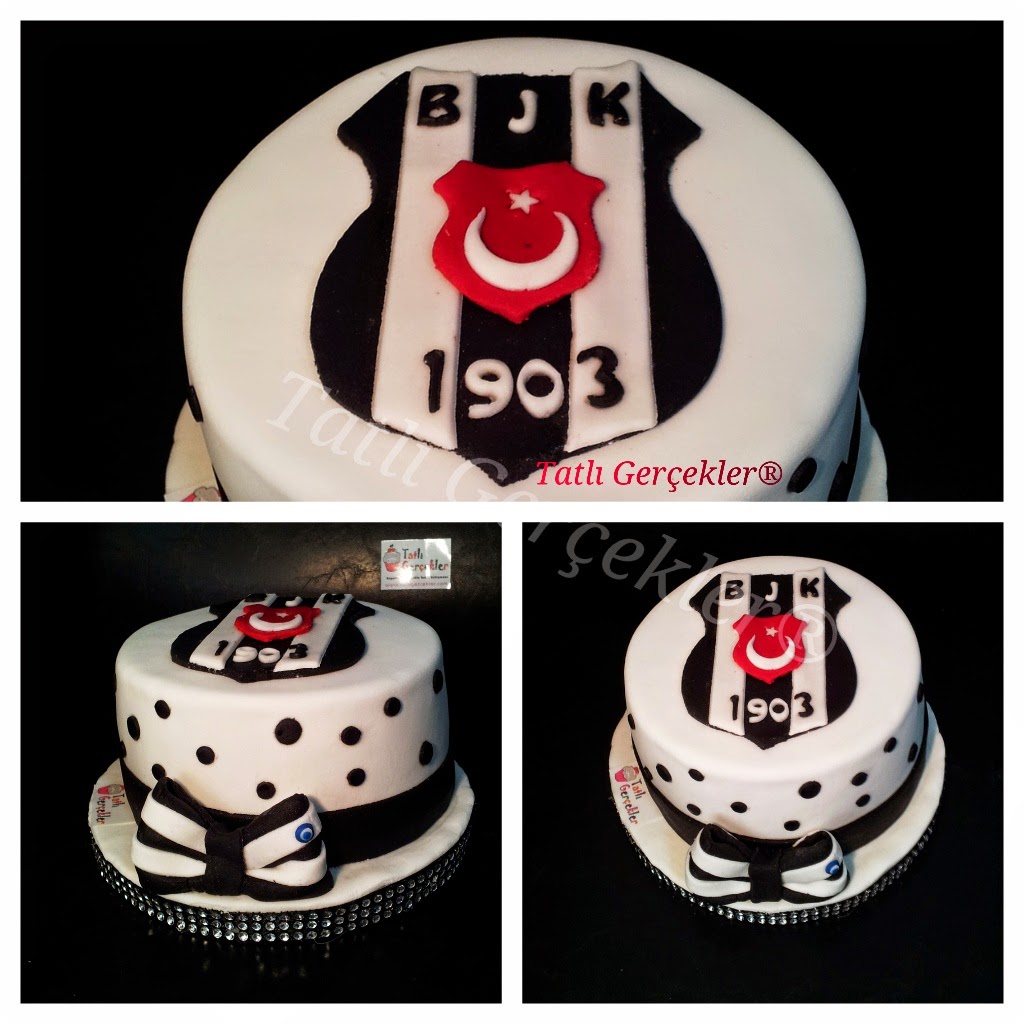 tatli gercekler butik pasta antalya besiktas temali taraftar pasta