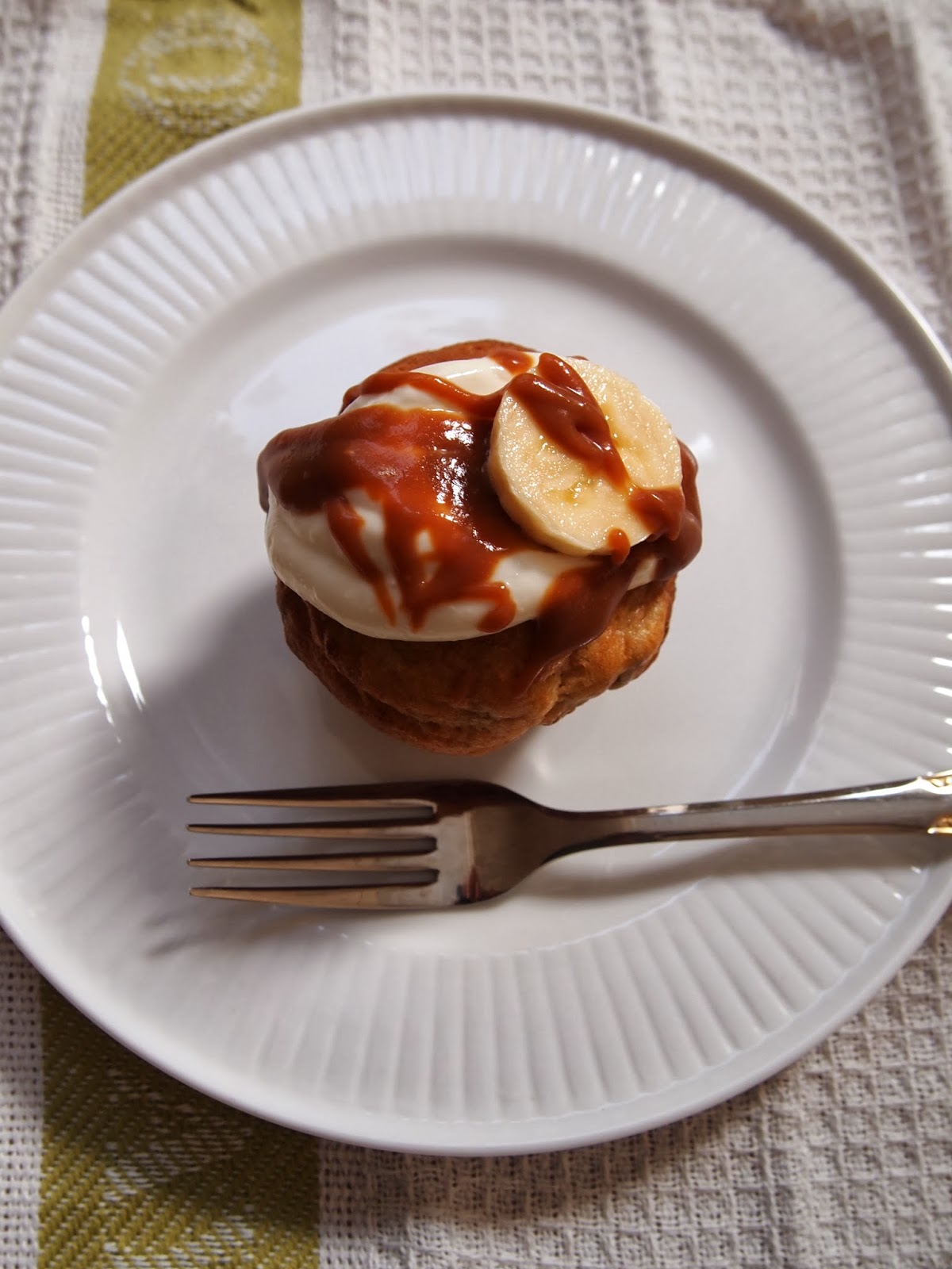 Green Banana キャラメルクリーム バナナキャラメルカップケーキ