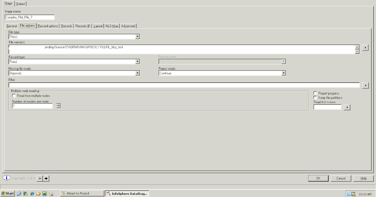 My Datastage Notes Complex Flat File Stages