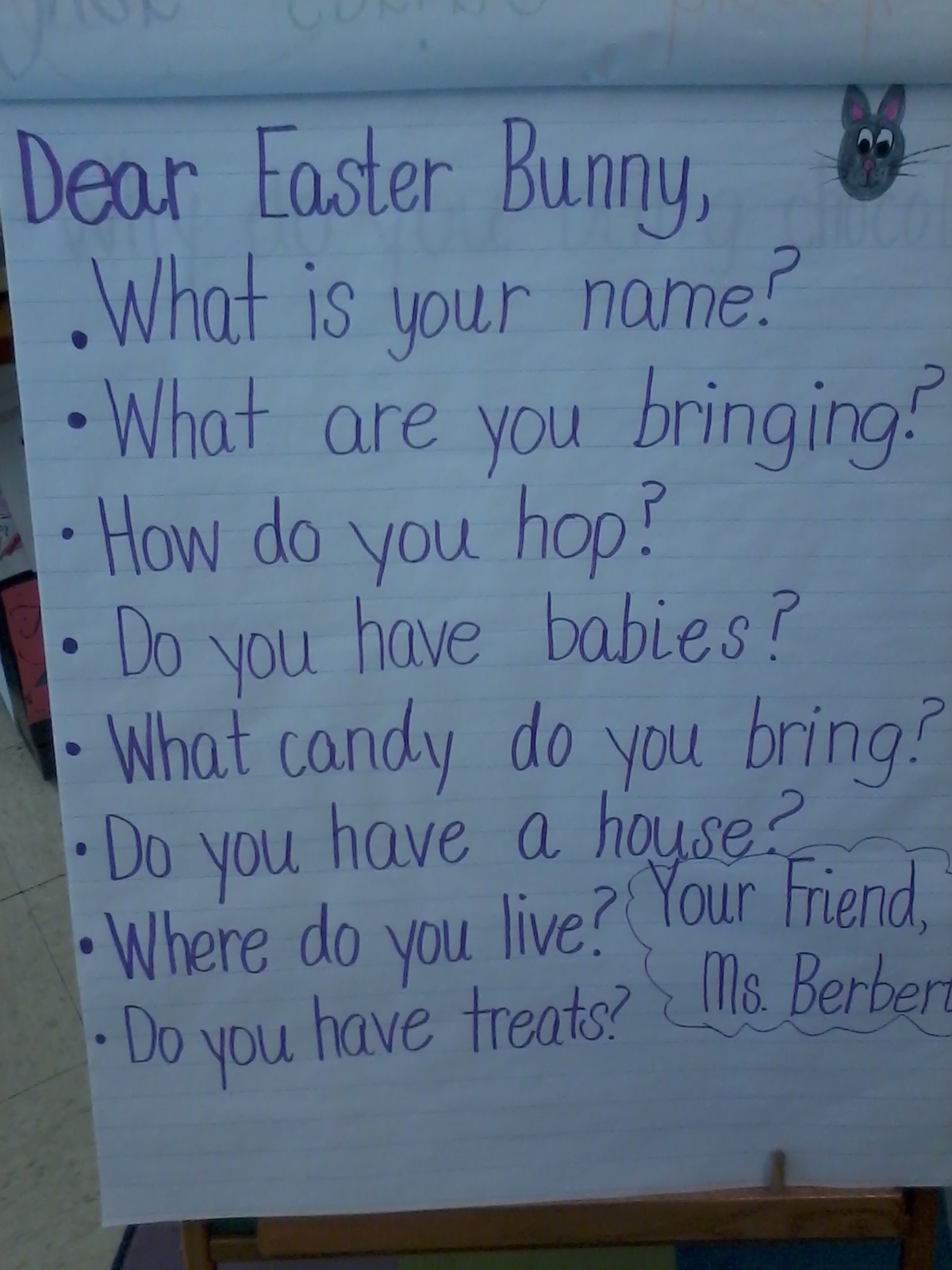 Ms. Berbert's Bright Bunch Eggciting Easter in PreK!