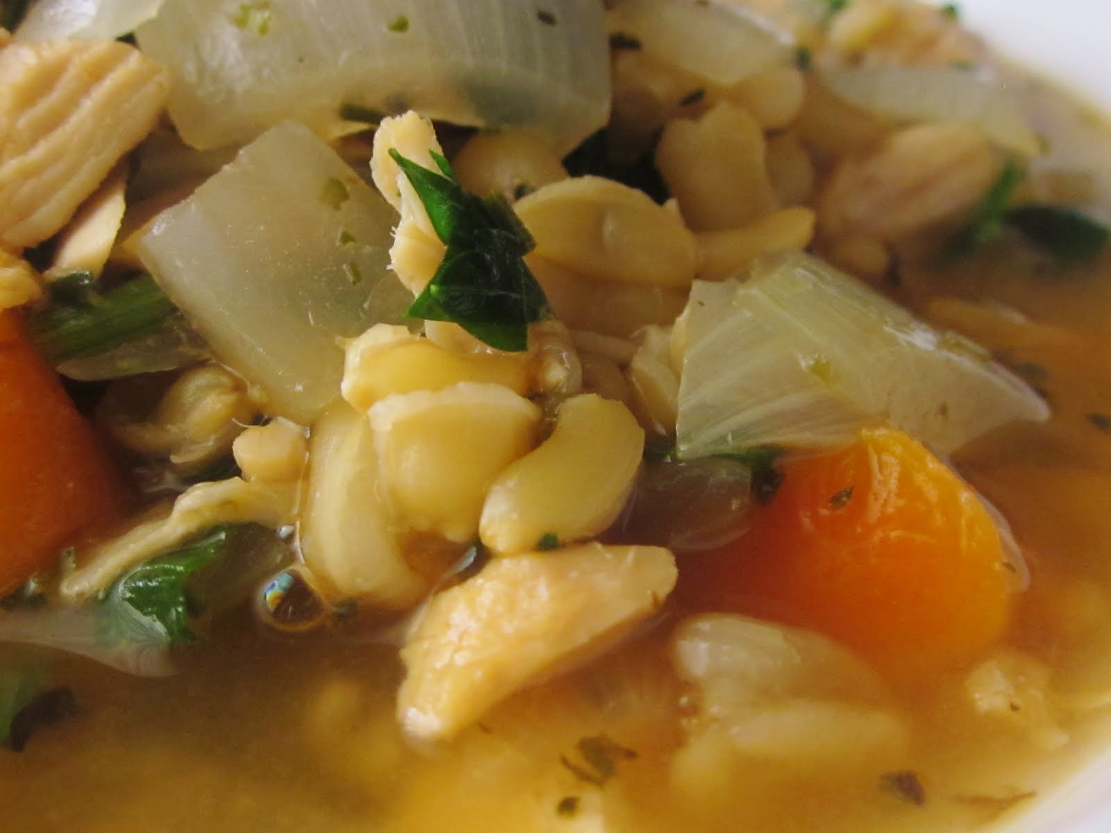 Chef Tess Bakeresse Chicken KAMUT®dle Soup with Herbs de Provence
