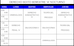 HORARIO DE CLASES