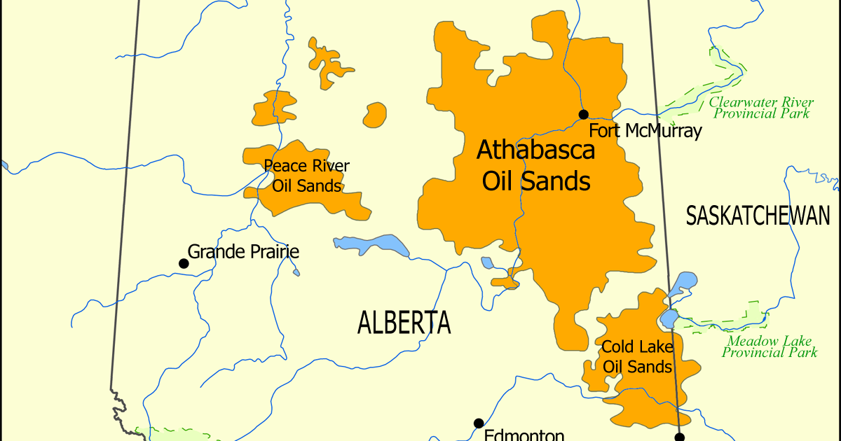 MAPfrappe The Athabasca Oilsands of Canada