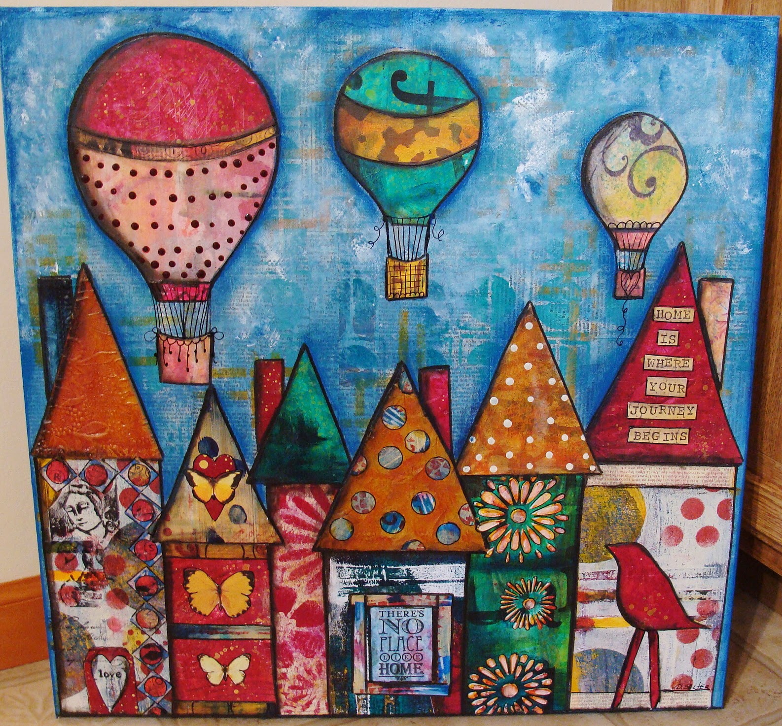 My Art Journal: What to do With All of These Painted Papers