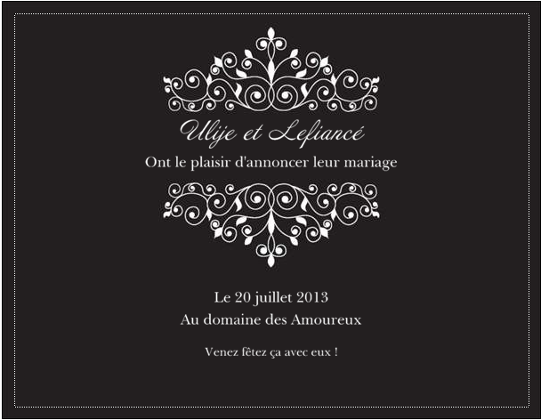 Faire Part De Mariage Modeles Et Graphismes Vistaprint