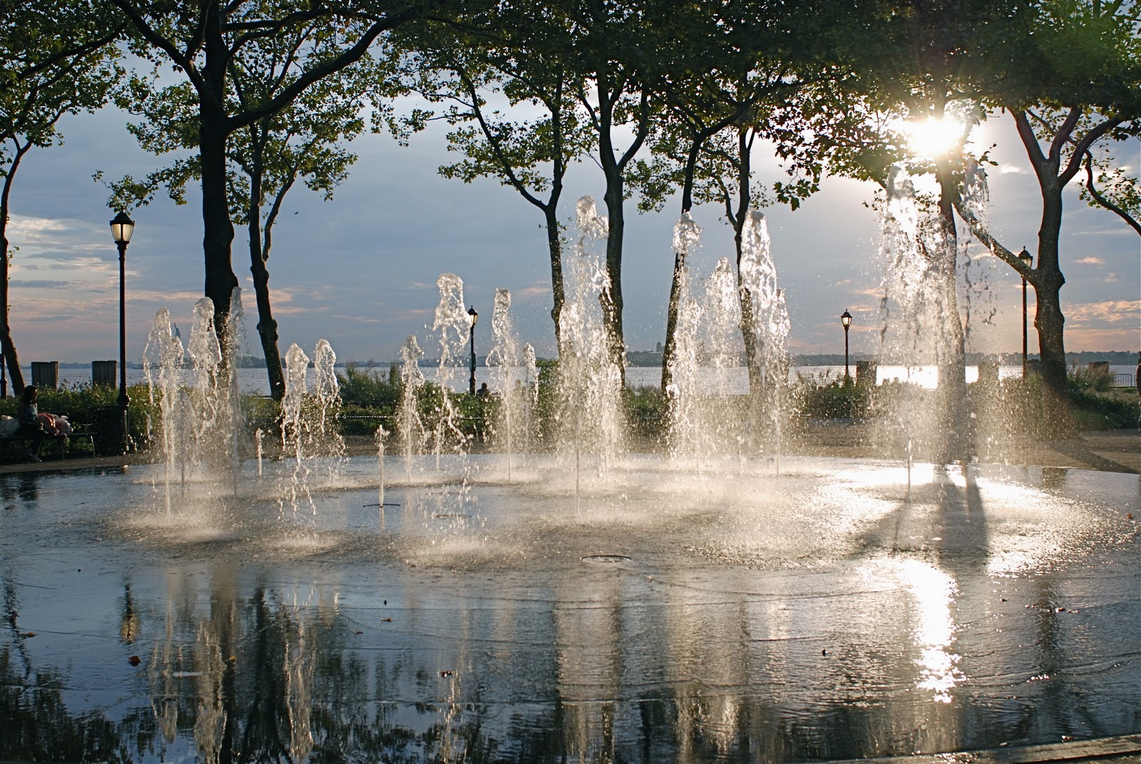 NYC ♥ NYC The Fountain At Battery Bosque Park