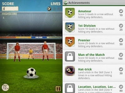 Jogo de futebol no Android: Flip Kick Footbal