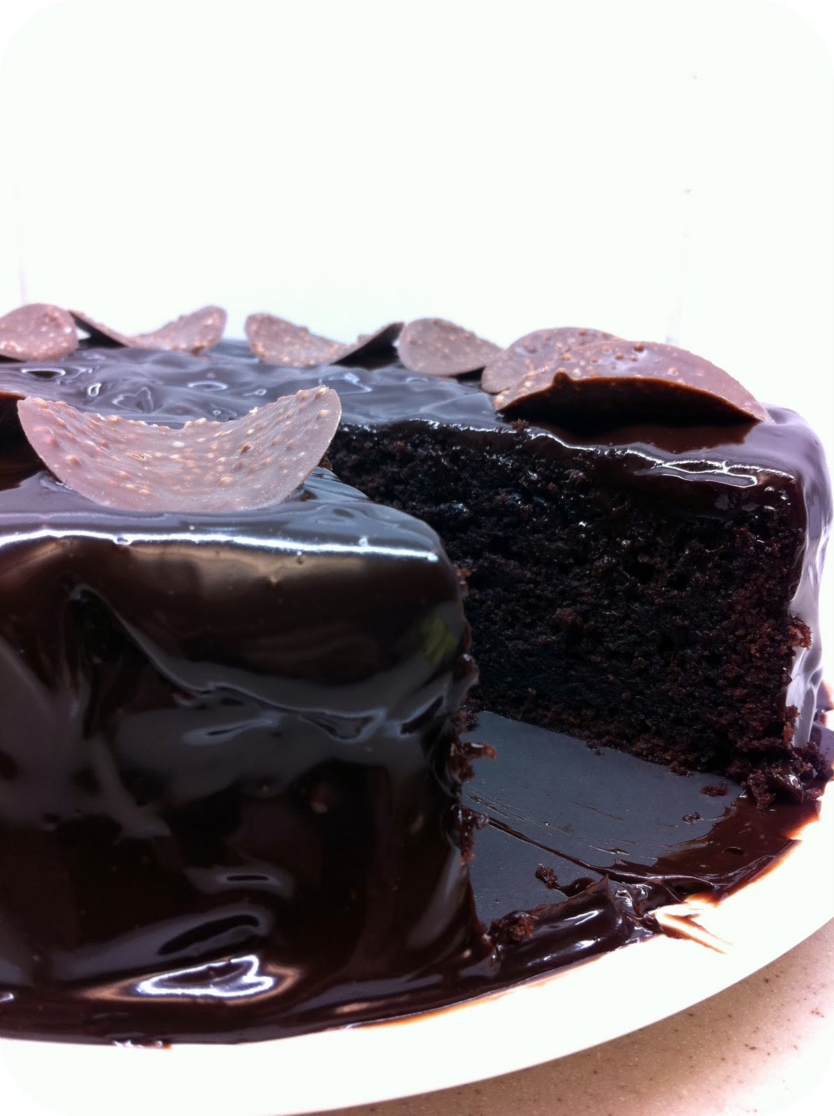 Christelle's Chocolate Mayonnaise Cake with Ganache