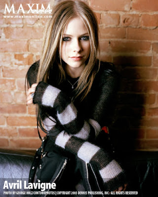 Avril Lavigne en Maxim