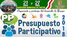 PRESUPUESTO PARTICIPATIVO 2018