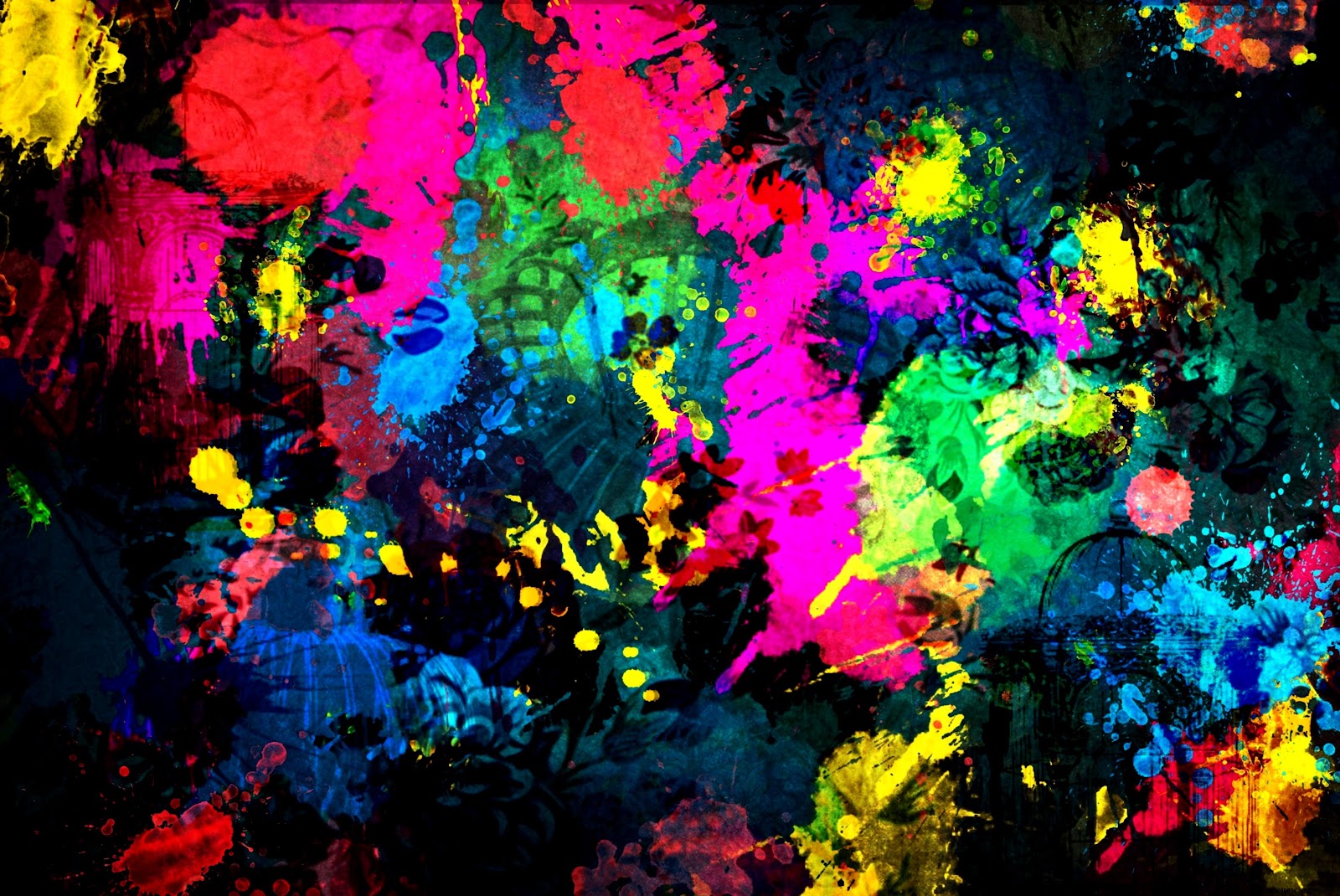 Splatter Paint Abstract Art Splatter Paint Abstract Art