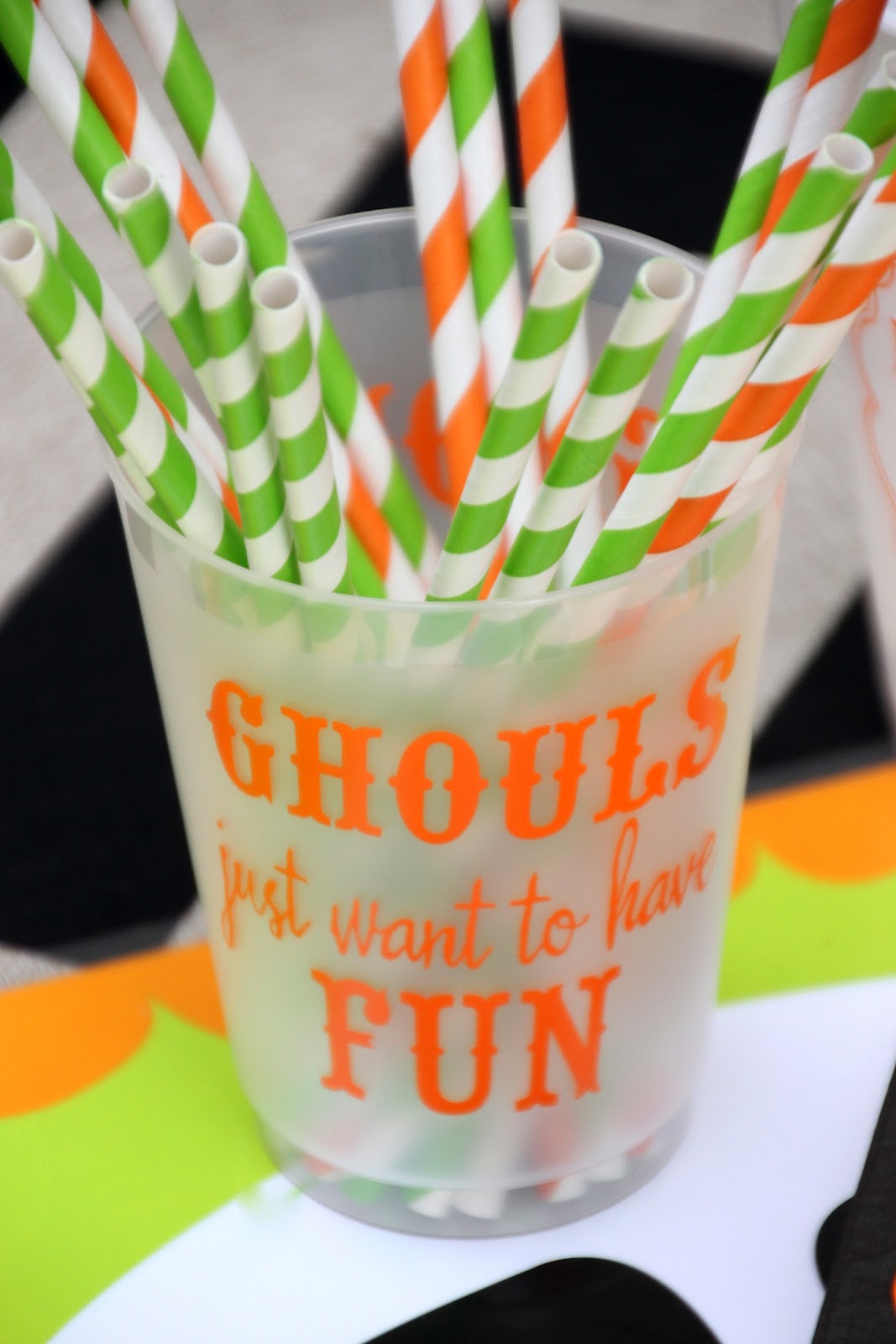 Halloween Napkins & Cups are instock! Fresh Ink Style Sentiment