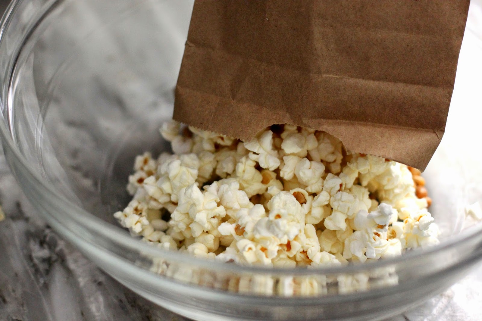 Somehow We Manage Brown Bag Popcorn No Oil Required