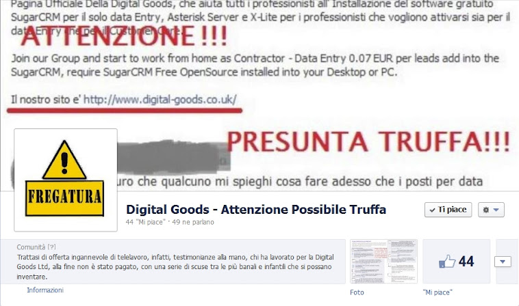 ATTENZIONE NUOVA PAGINA INFORMATIVA