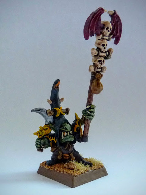 'Oddgit' night goblin shaman from the 'Idol of Gork' campaign pack.