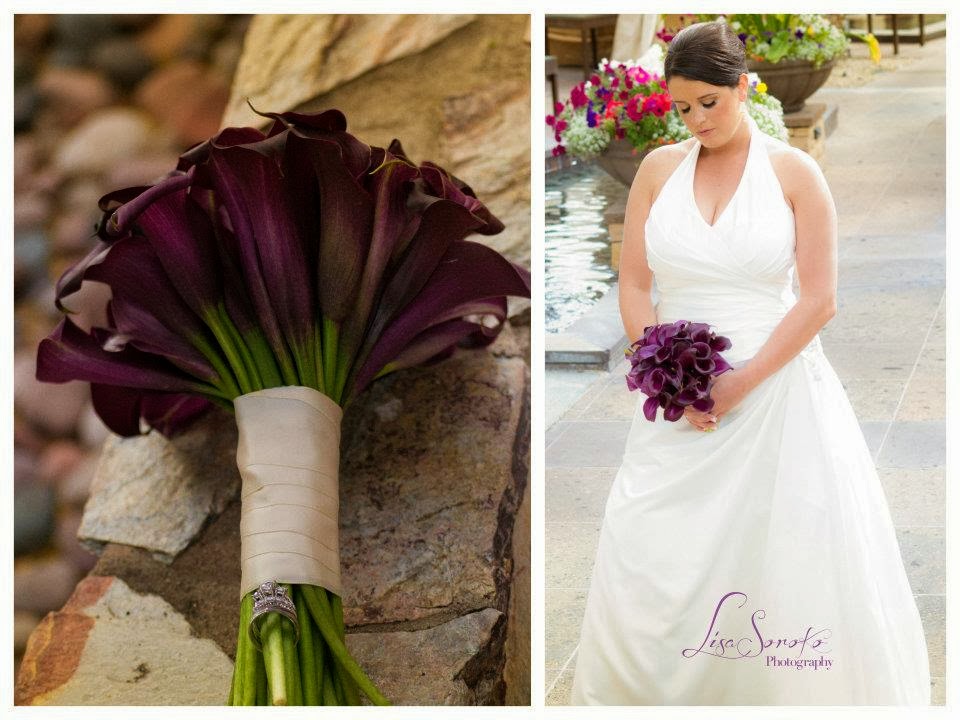 Wedding Flowers Blog Andrea S Autumn Purple Ivory Green