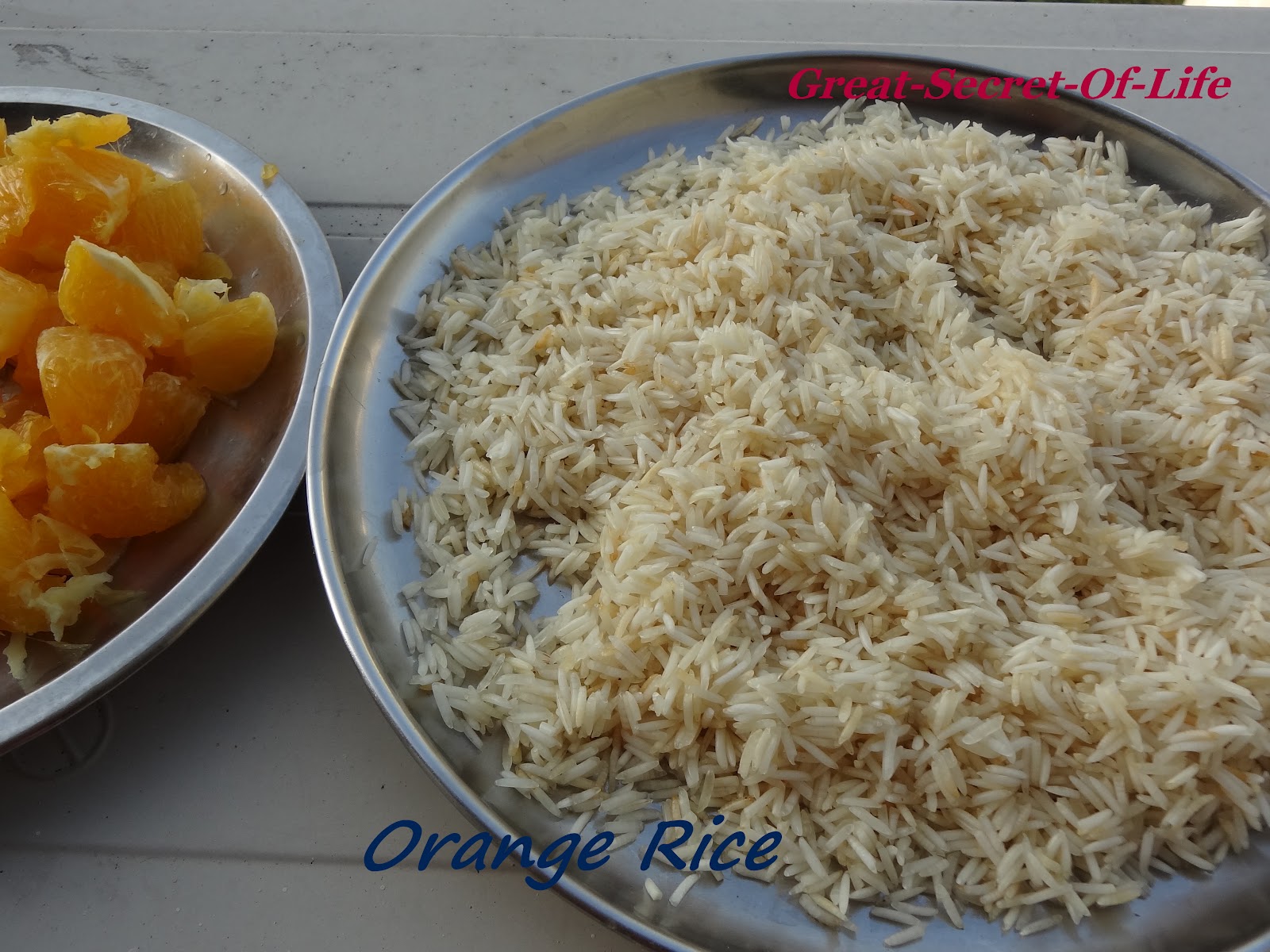 Orange Rice Greatsecretoflife
