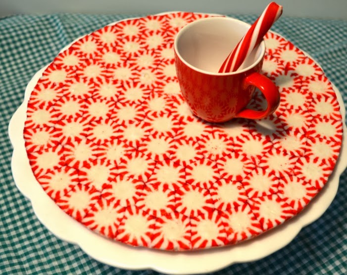 A Cook and Her Books Peppermint Candy Tray
