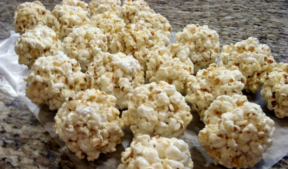 Aunt Peg's Recipe Box Soft and Chewy Popcorn Balls