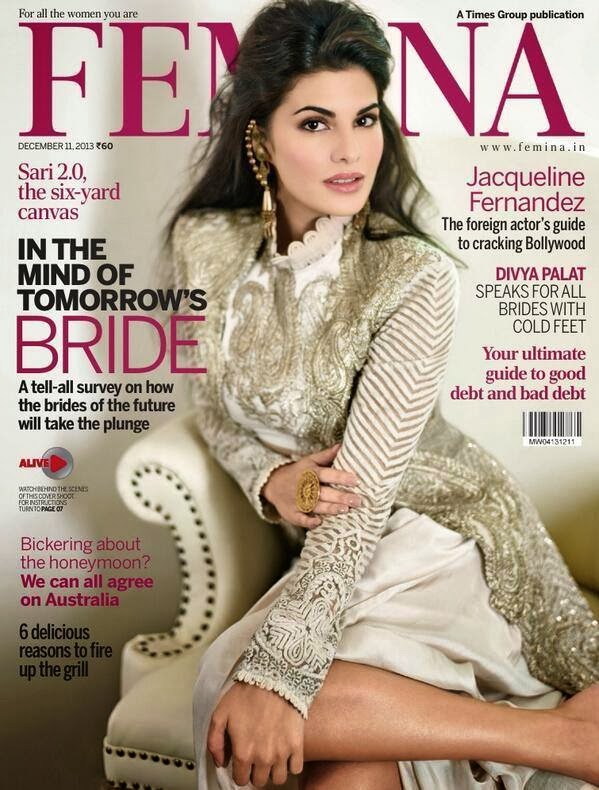 Jacqueline Fernandez Magazine Photoshoot for Femina India Magazine