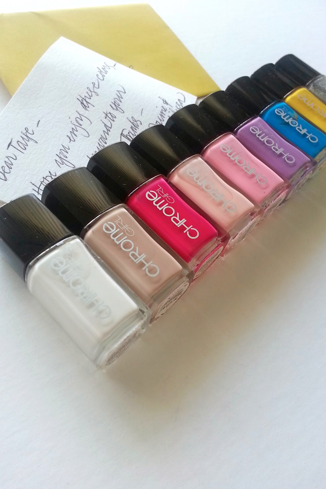 GIVEAWAY with Chrome Girl Nail Polish..