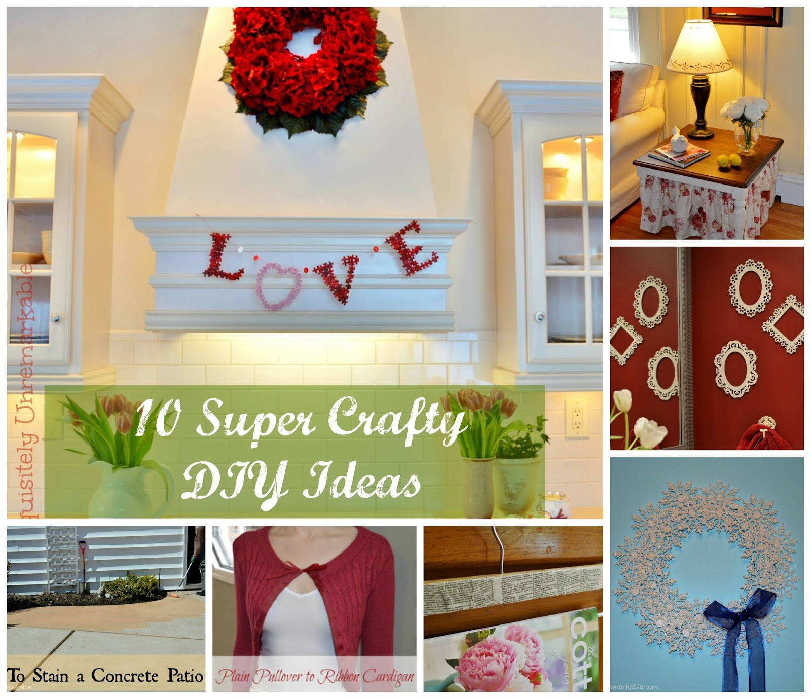 10 Super Crafty DIY Ideas Exquisitely Unremarkable