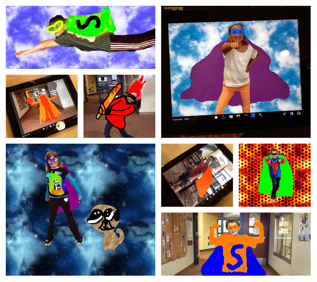 Technology is Loose in the Library!!: 3rd Graders Create Their Super Alter Egos Using The You Doodle App!