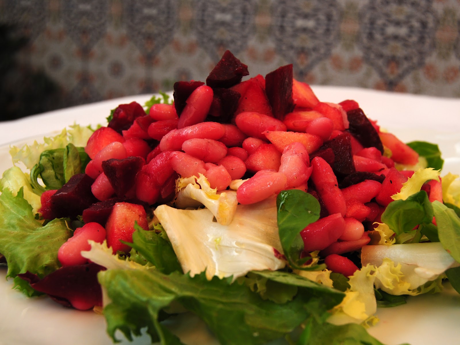 Ensalada de Remolacha con Judías y Manzana (Buriakov salat Ensalada de Remolacha con Judías y Manzana (Buriakov salat