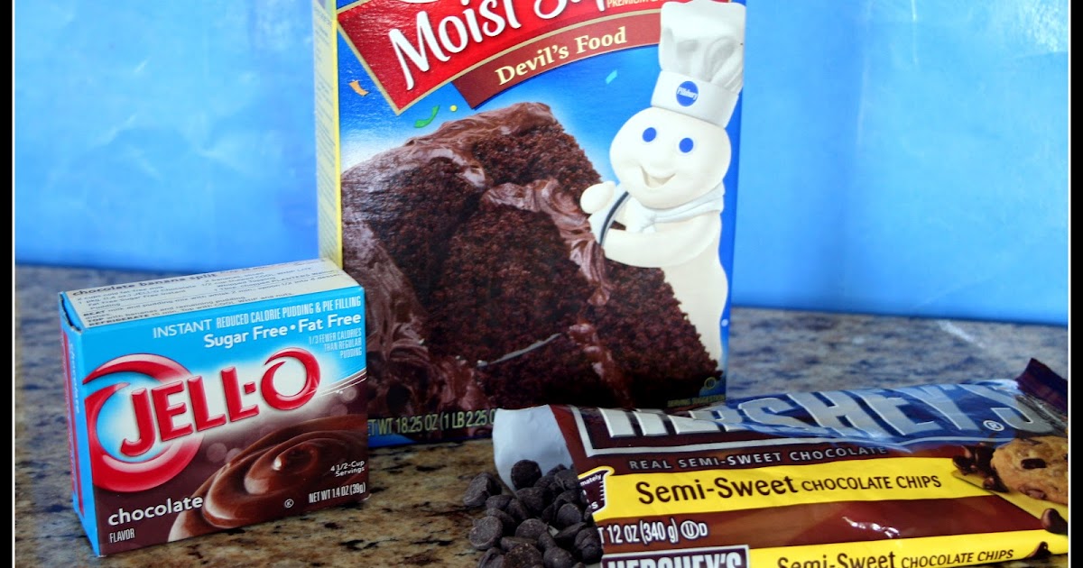 Makin' it Mo' Betta Chocolate Pudding Dump Cake 4 ingredients!