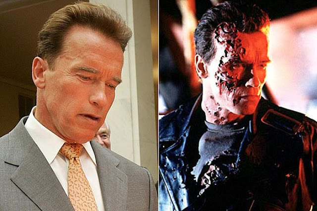 Maquillaje de efectos especiales en películas famosas 14+Arnold+Schwarzenegger+The+Terminator+Maquillaje+efectos+especiales+peliculas+famosas