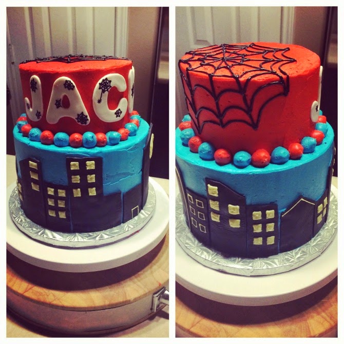 Sweet Elise: Spiderman Cake