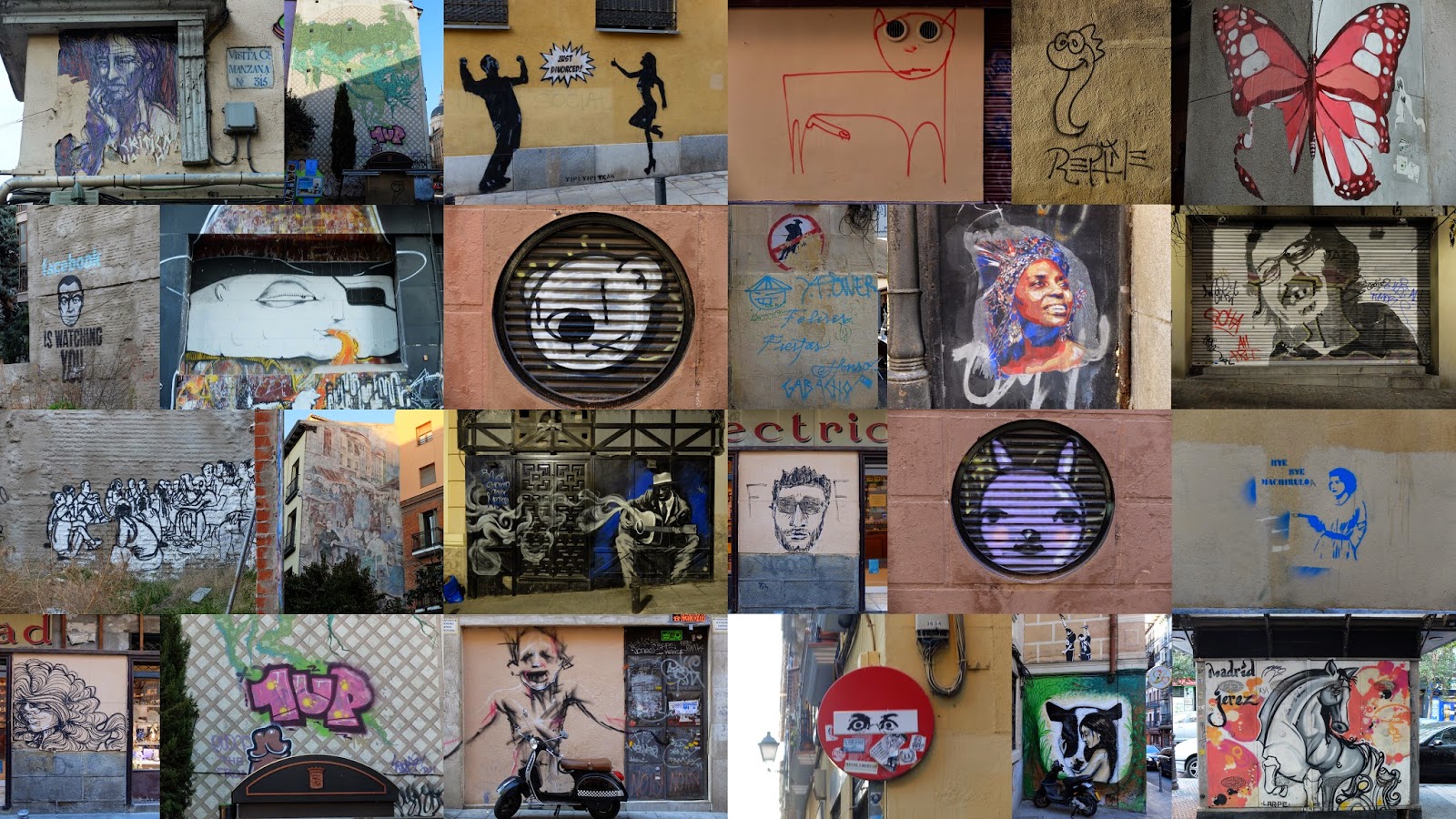 Travelmarx Madrid Street Art And Graffiti Doors