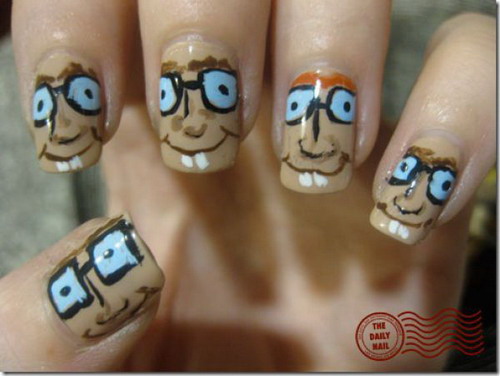 nail art paint design latest