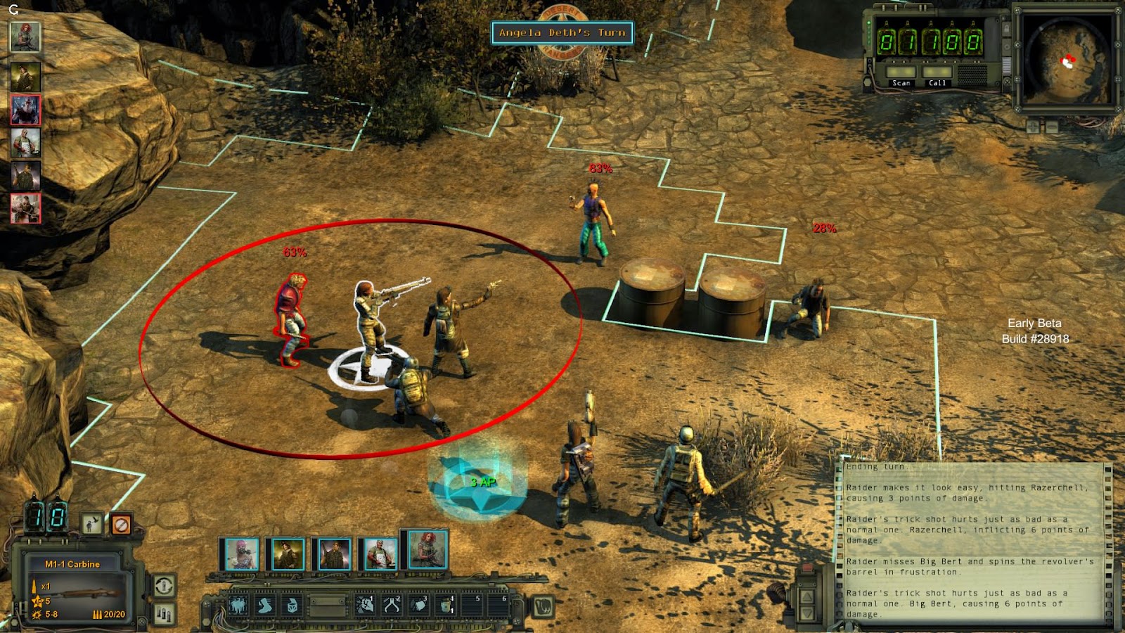 Una interfaz intuitiva nos ayudará en el combate